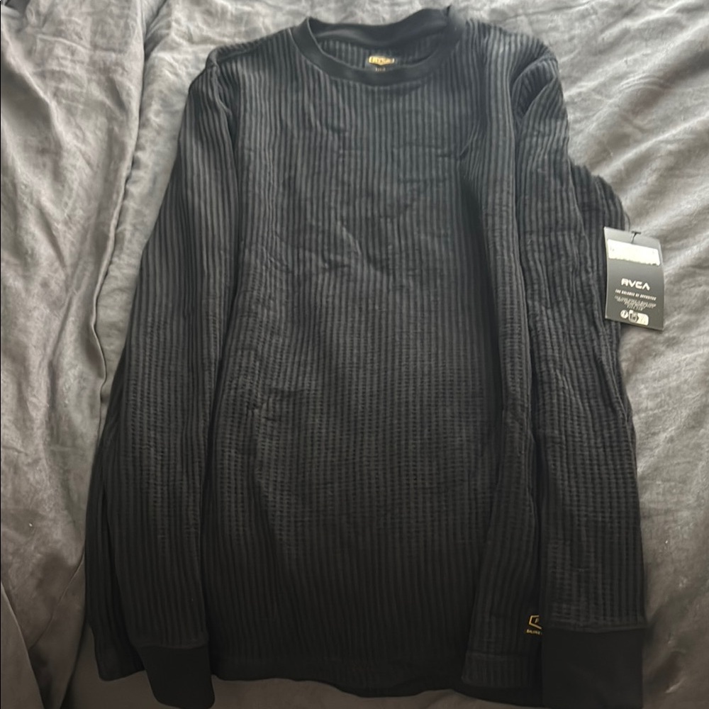 RVCA Black Long Sleeve Shirt